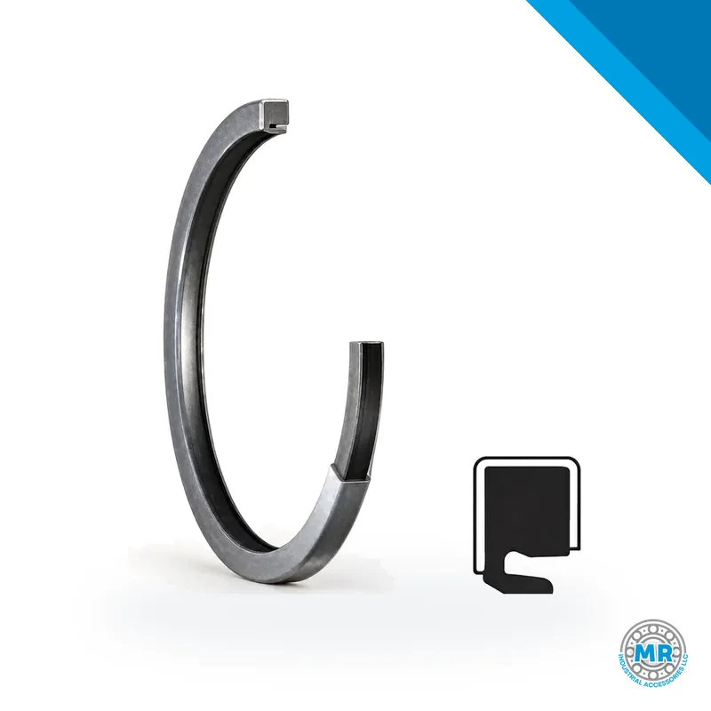 Rubber radial shaft seal with lip and metal spring · SKF 3209539