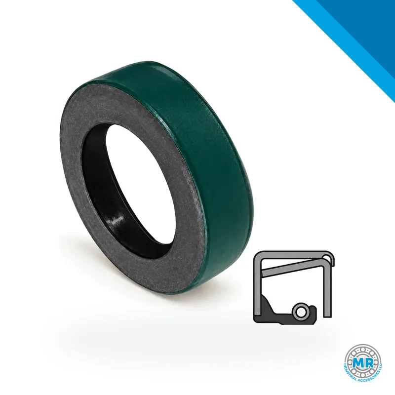 Rubber radial shaft seal with lip and internal spring · SKF 46770