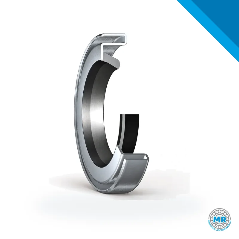 Radial shaft seal with metal case and single sealing lip, for grease · SKF 530484