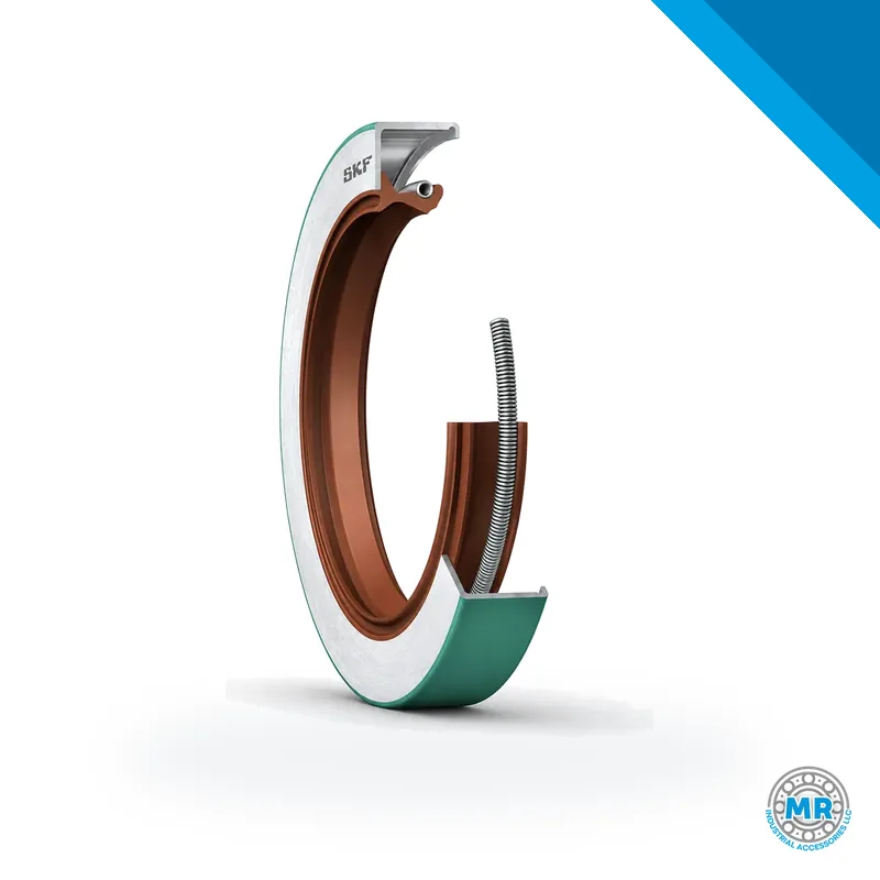 Retén radial con carcasa metálica, labio ondulado y labio auxiliar de contacto · SKF 541606