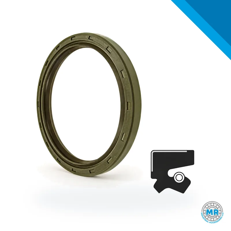 Rubber radial shaft seal (oil seal) with lip and internal spring · SKF 550234