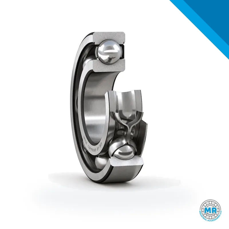 Steel deep groove ball bearing with one metal shield · SKF 6008-Z/C3