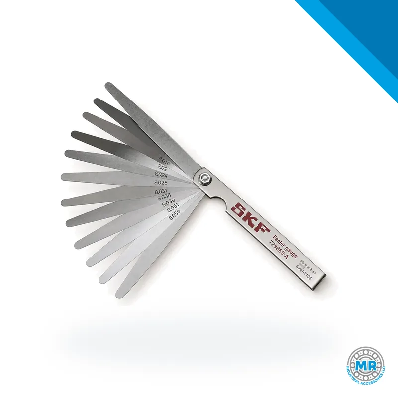 Feeler gauge for clearance measurement · SKF 729832 A