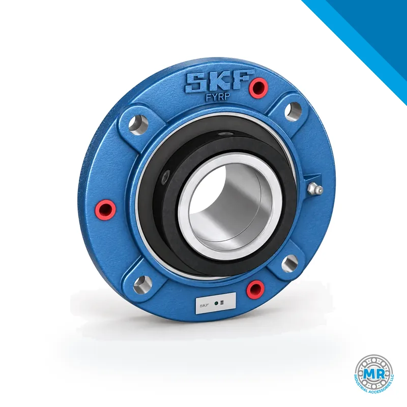 Cast iron flanged housing with insert spherical roller bearing · SKF F4B 203-TF-AH