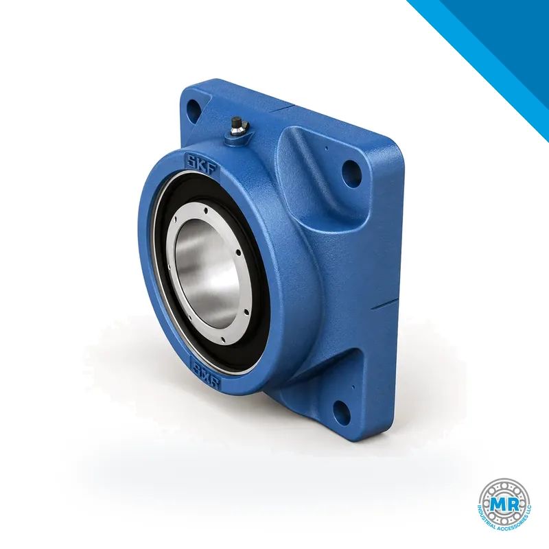 Soporte de brida ovalada con rodamiento inserto, fundición · SKF FYNT 75 F
