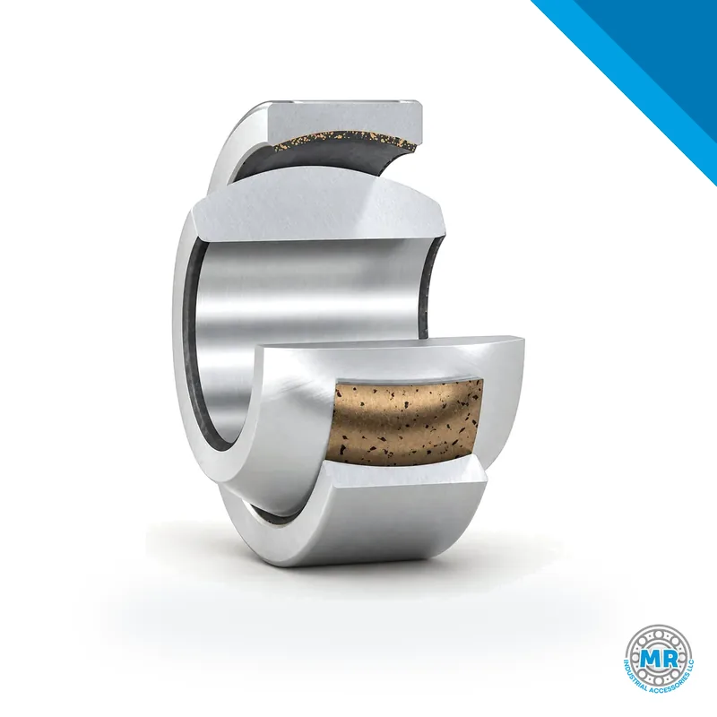 Spherical plain bearing with spherical ball and threaded shank, steel body · SKF GEH 15 C