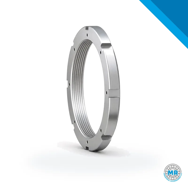 Slotted steel lock nut with internal thread · SKF HM 3080
