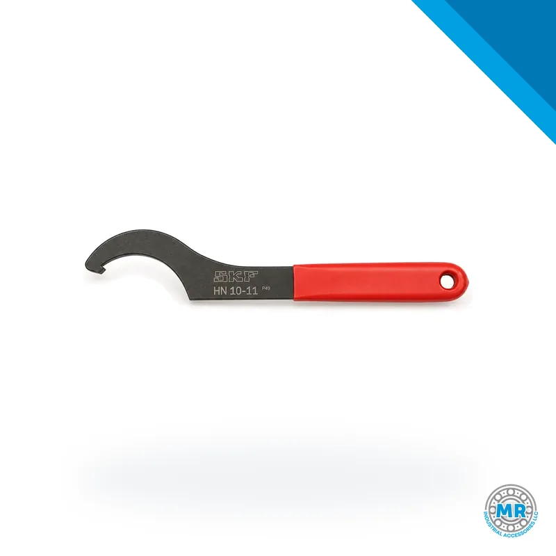 Hook spanner wrench for lock nuts · SKF HN 10-11