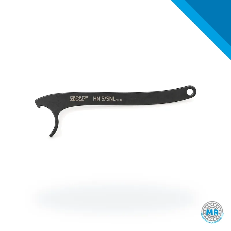Llave de gancho para tuercas de fijación en soportes partidos · SKF HN 5/SNL
