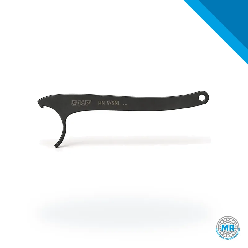 Llave de gancho para tuercas de fijación en soportes partidos · SKF HN 9/SNL