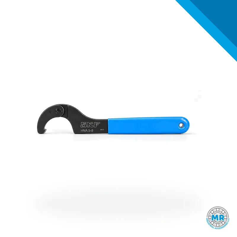 Adjustable hook spanner for lock nuts · SKF HNA 5-8
