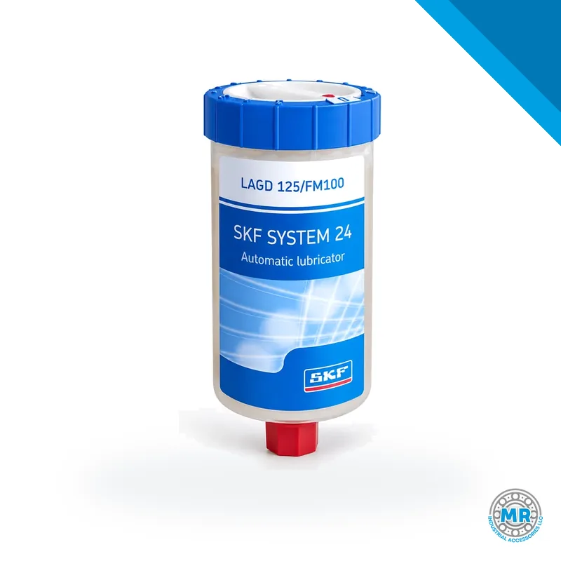 Single-point automatic lubricator, transparent cylindrical body, 125 ml · SKF LAGD 125/WM2