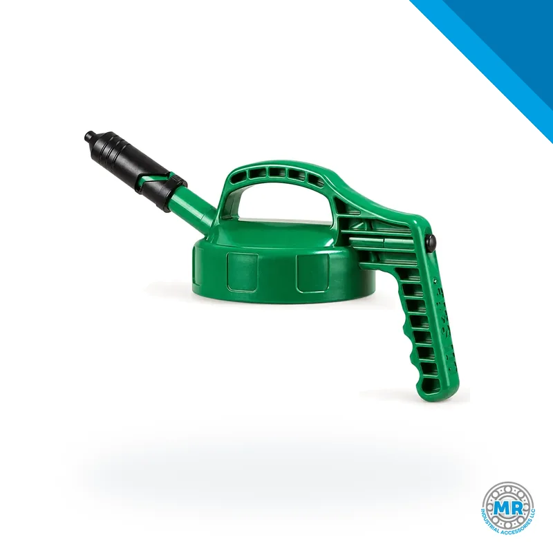 Short spout cap, green, for oil drum · SKF LAOS 09118