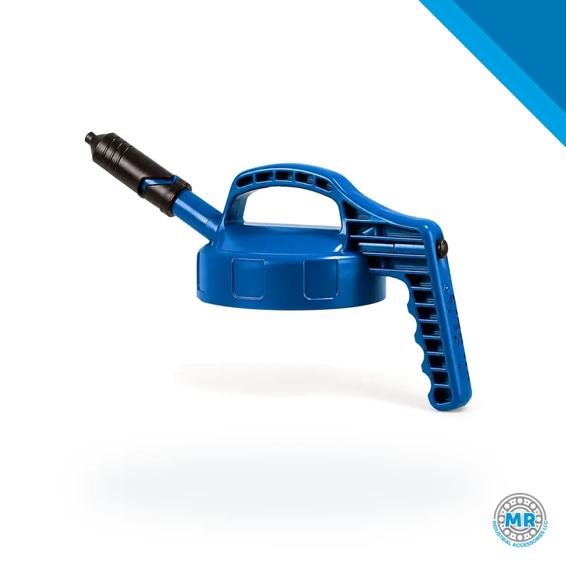 Short spout cap, blue, for oil drum · SKF LAOS 09125