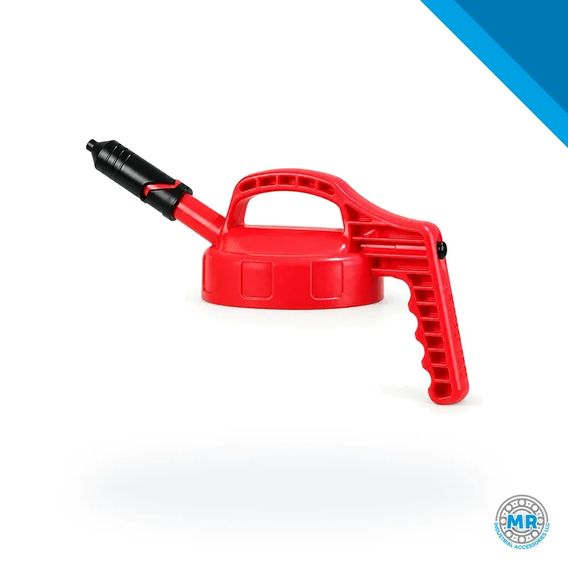 Short spout cap, red, for oil drum · SKF LAOS 09132