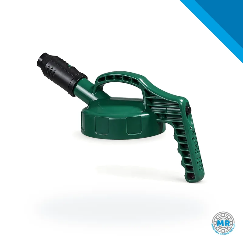 Medium spout cap, dark green, for oil drum · SKF LAOS 09743