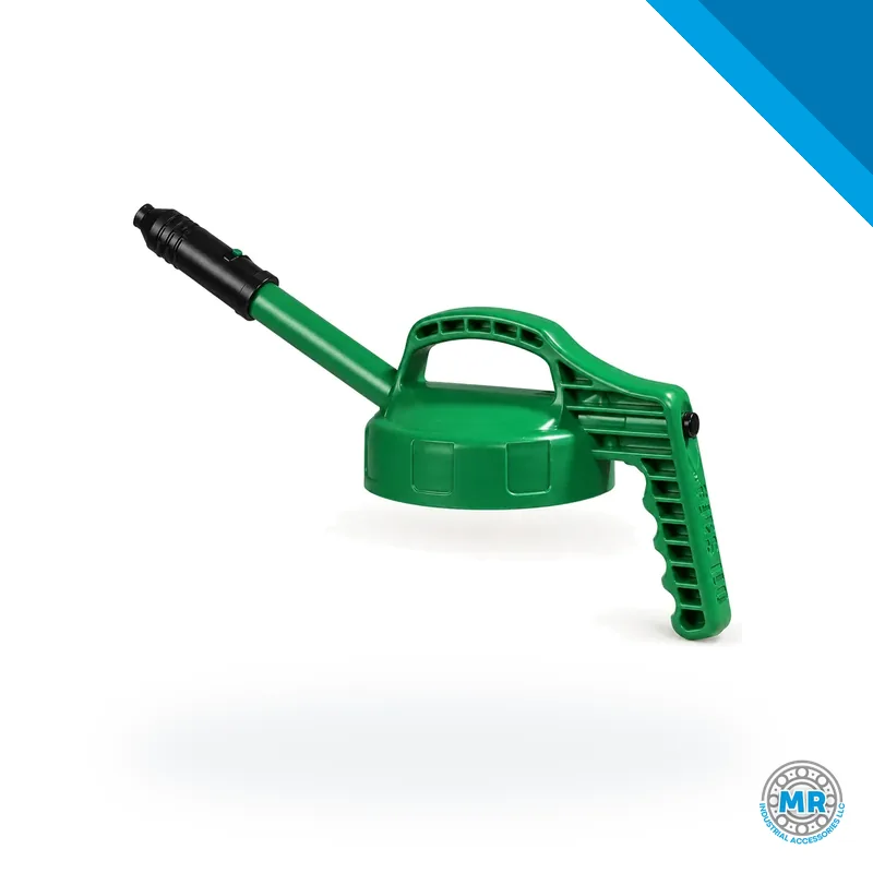 Long spout cap, green, for oil drum · SKF LAOS 09828