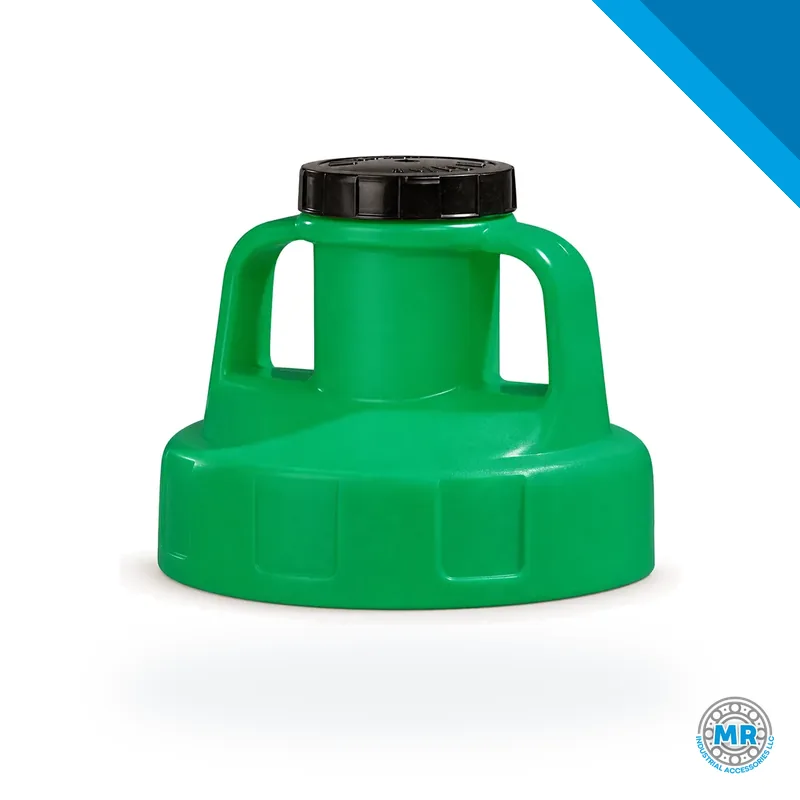 Utility cap with two handles, green, for oil drum · SKF LAOS 09897
