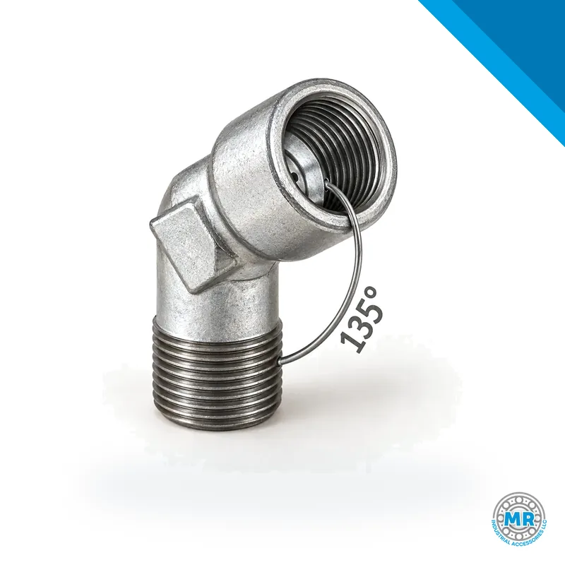 Angular connection for single-point automatic lubricator · SKF LAPA 45