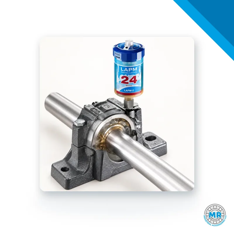 Y-connector to feed two points from one lubricator · SKF LAPM 2