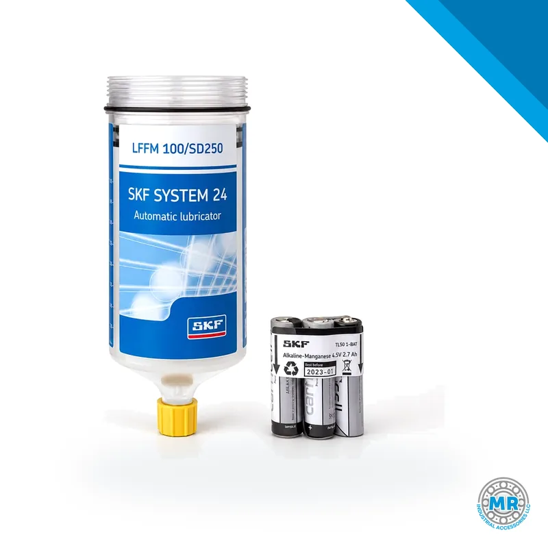 Replacement cartridge for lubricator with oil and battery · SKF LFFM 100/SD250