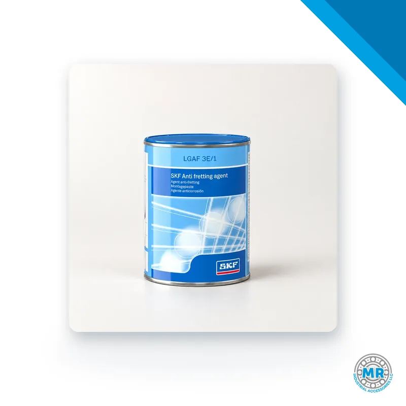 Anti-seize paste in a cylindrical metal container · SKF LGAF 3E/0.5