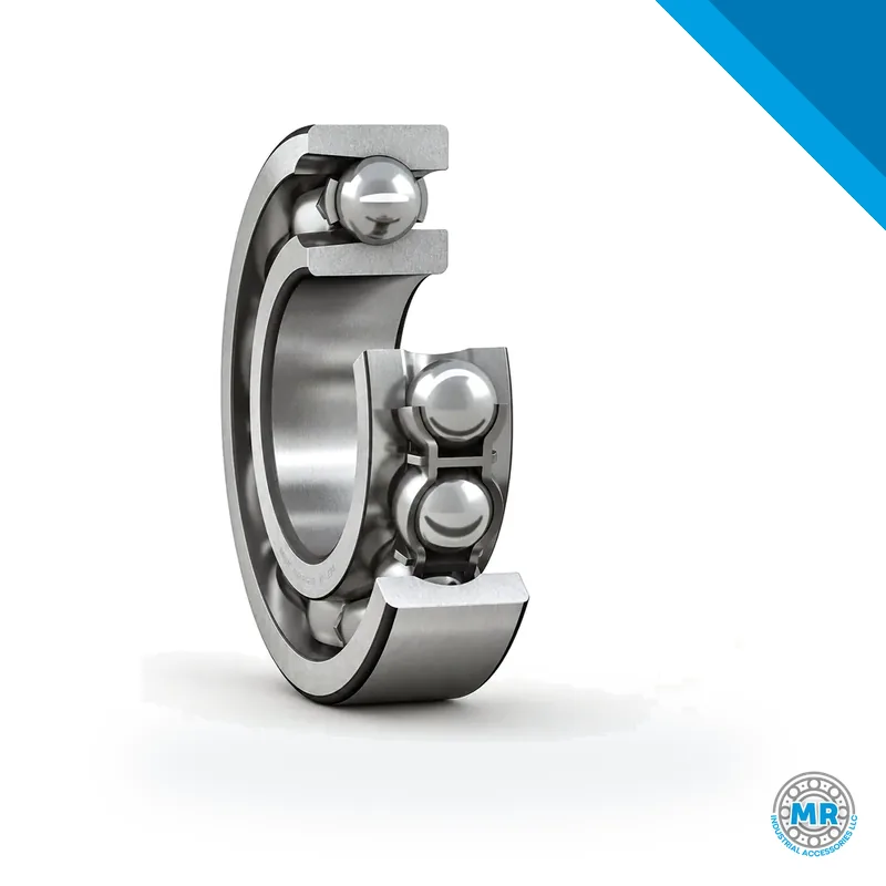 Steel deep groove ball bearing with metal cage · SKF MRC.218M