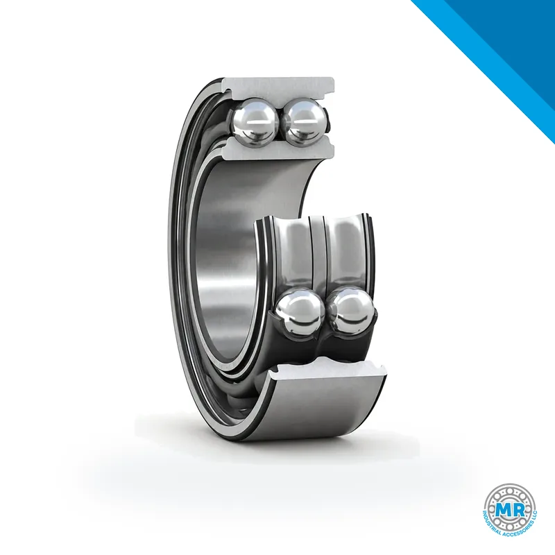 Double row angular contact ball bearing, steel rings · SKF 3208 E/C3