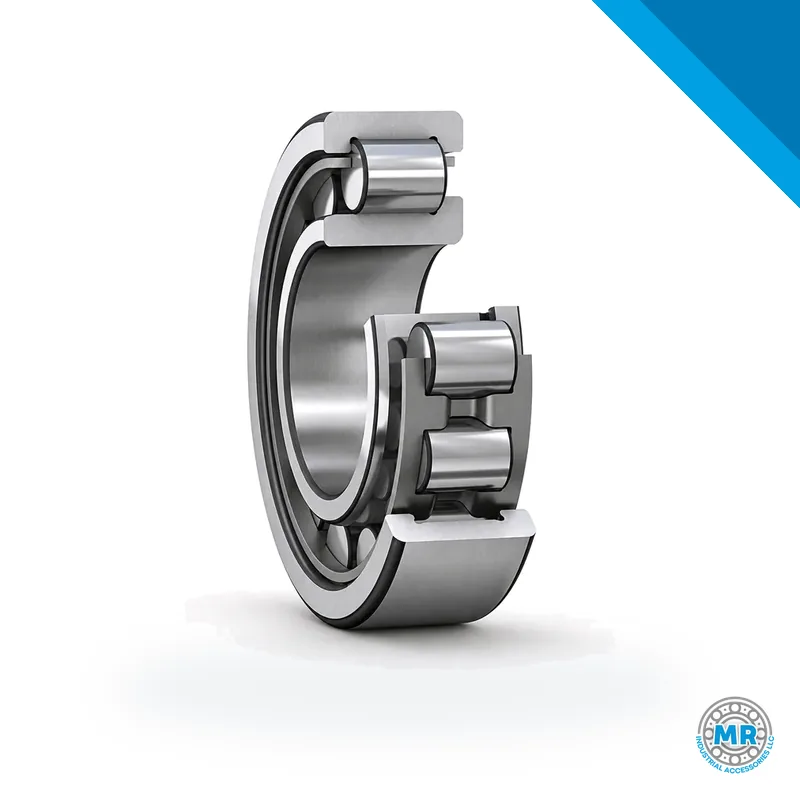 Steel cylindrical roller bearing with solid inner and outer rings · SKF NJ 205 ECP