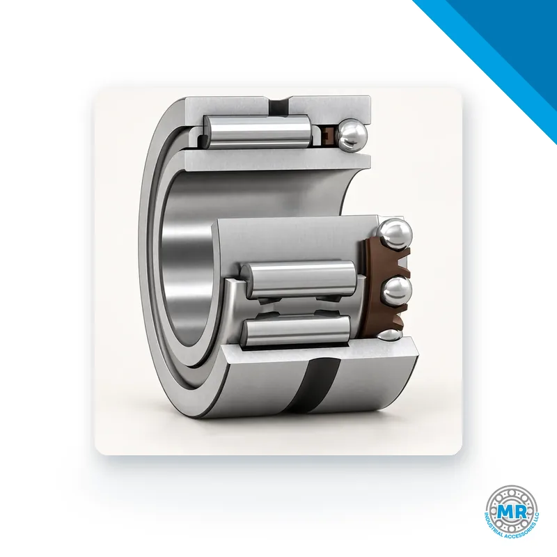 Combined needle roller and angular contact bearing, cylindrical shape · SKF NKIA 5903