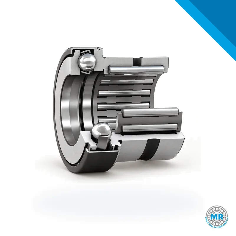 Rodamiento de agujas con anillo exterior e interior, jaula de agujas y tapa lateral · SKF NKX 12 Z