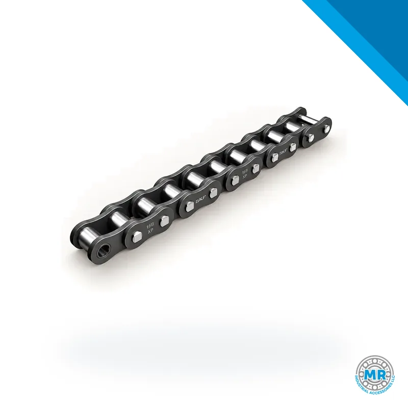 Steel roller chain, pitch 80, links and rollers · SKF PHC 80-1X10FT-XP