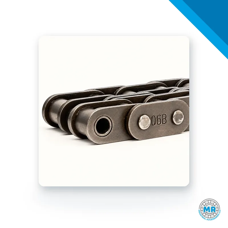 Cadena de rodillos doble de acero, dos hileras de rodillos paralelas · SKF PHC C08B-2X5MTR