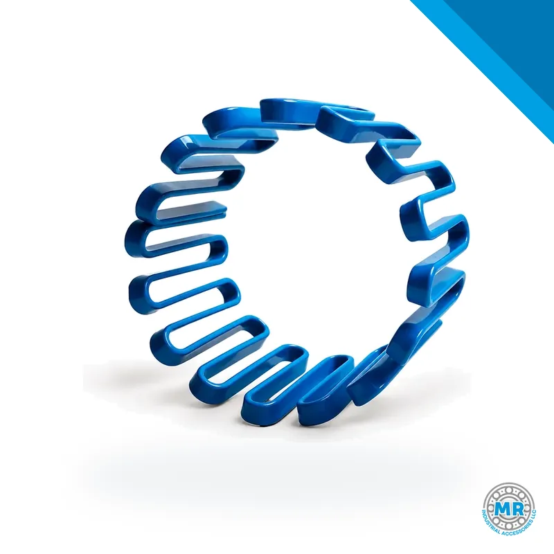 Grid coupling: zigzag steel spring between two toothed hubs · SKF PHE 1020TGGRID