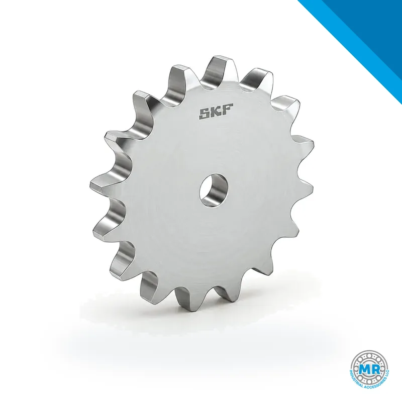 Steel sprocket with straight teeth and central bore for shaft · SKF PHS 05B-1B12