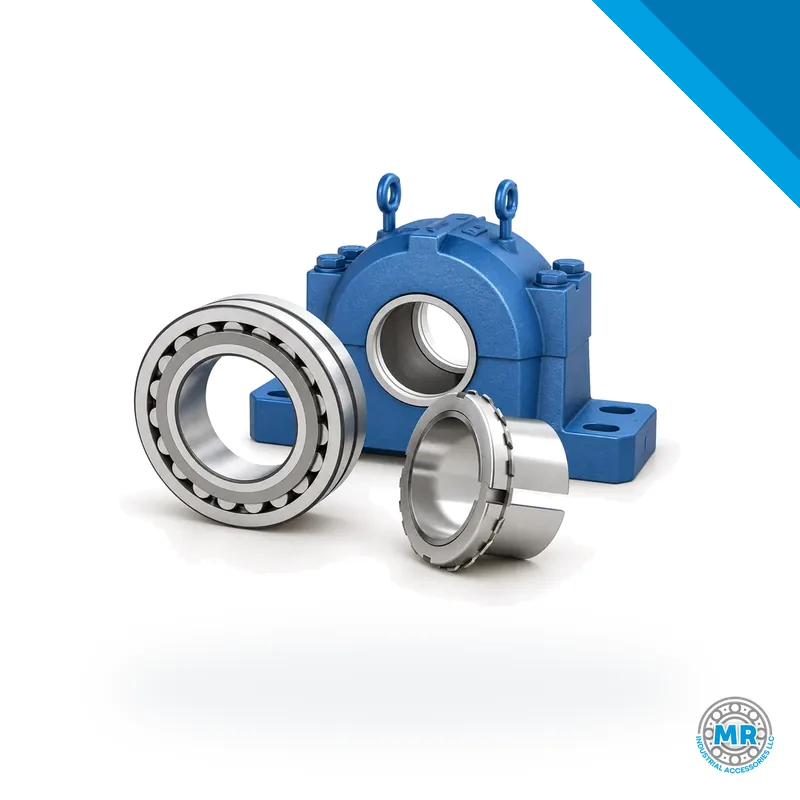 Split pillow block housing with bearing included and cover · SKF SAFS 22224