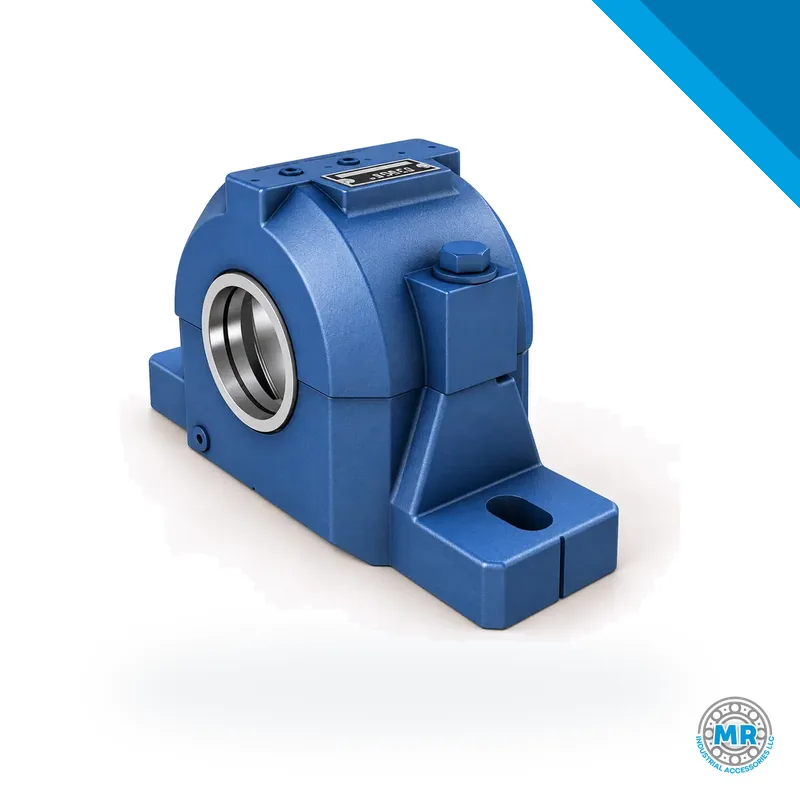 Cast iron split plummer block housing with two halves and holes · SKF SAFS 520