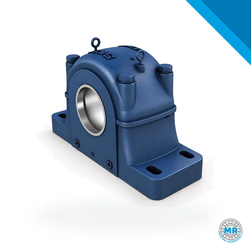 Split plummer block housing for bearings, without bearing mounted · SKF SDAF 336