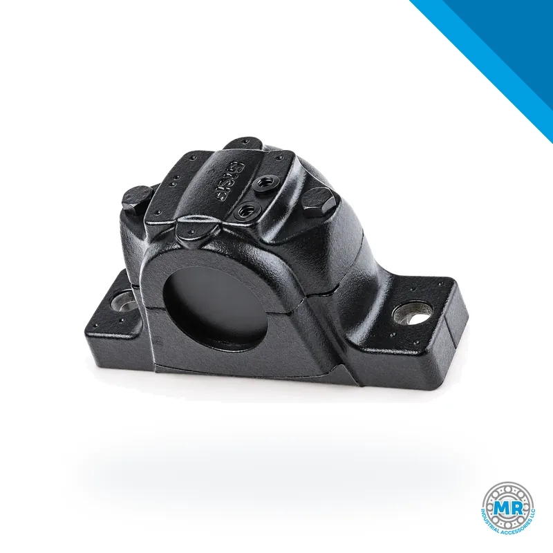Split gray cast iron housing with inserted bearing · SKF SE 215