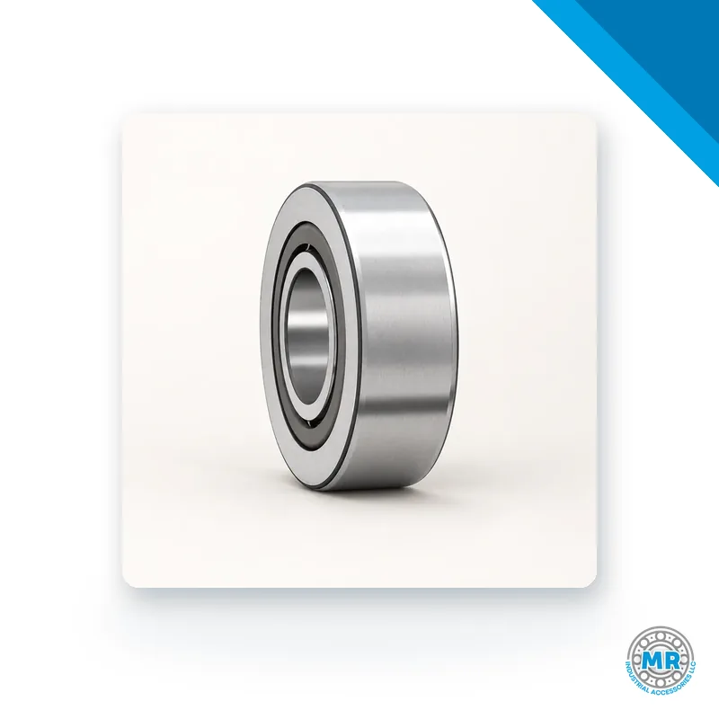 Cylindrical cam roller with shaft, polished metal surface · SKF STO 10