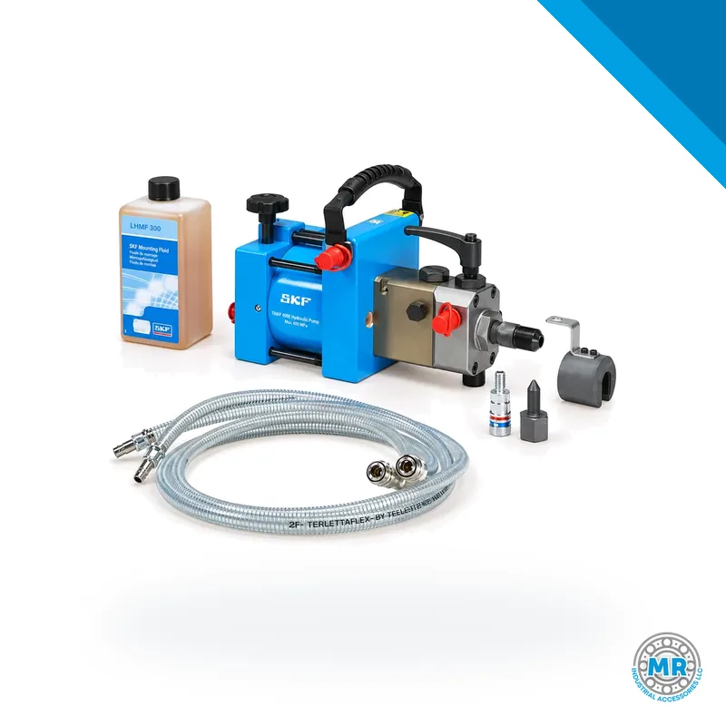 Hydraulic pump driven by compressed air · SKF THAP 400E