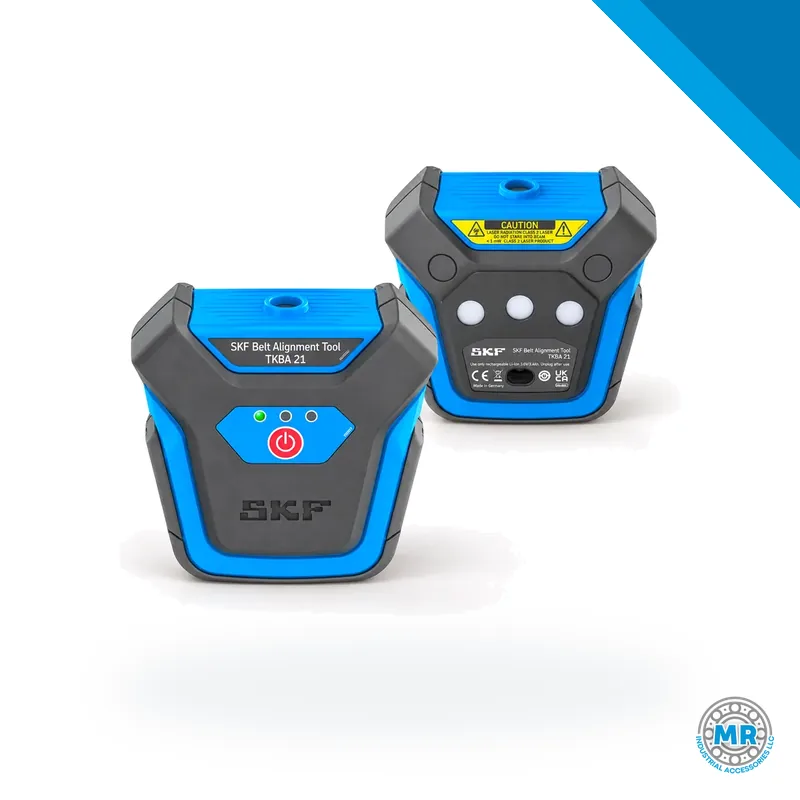 Laser alignment kit with emitter and reflector unit in a case · SKF TKBA 21