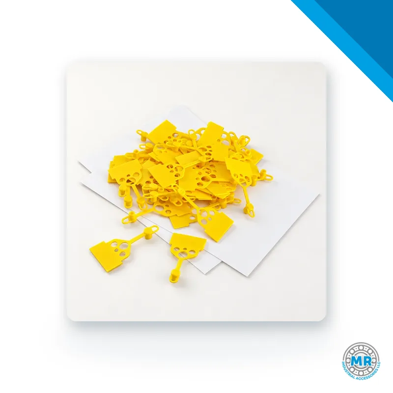 Tapas de color con etiquetas para identificar niples de engrase · SKF TLAC 50/Y