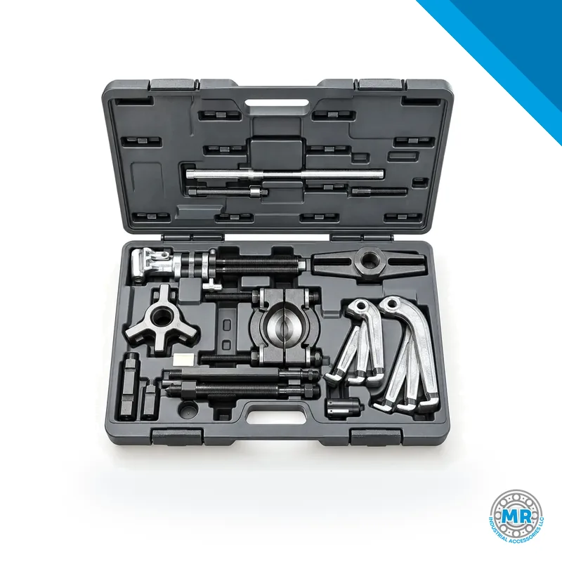 Hydraulic puller kit with jaws and counterplate, in case · SKF TMHC 110E
