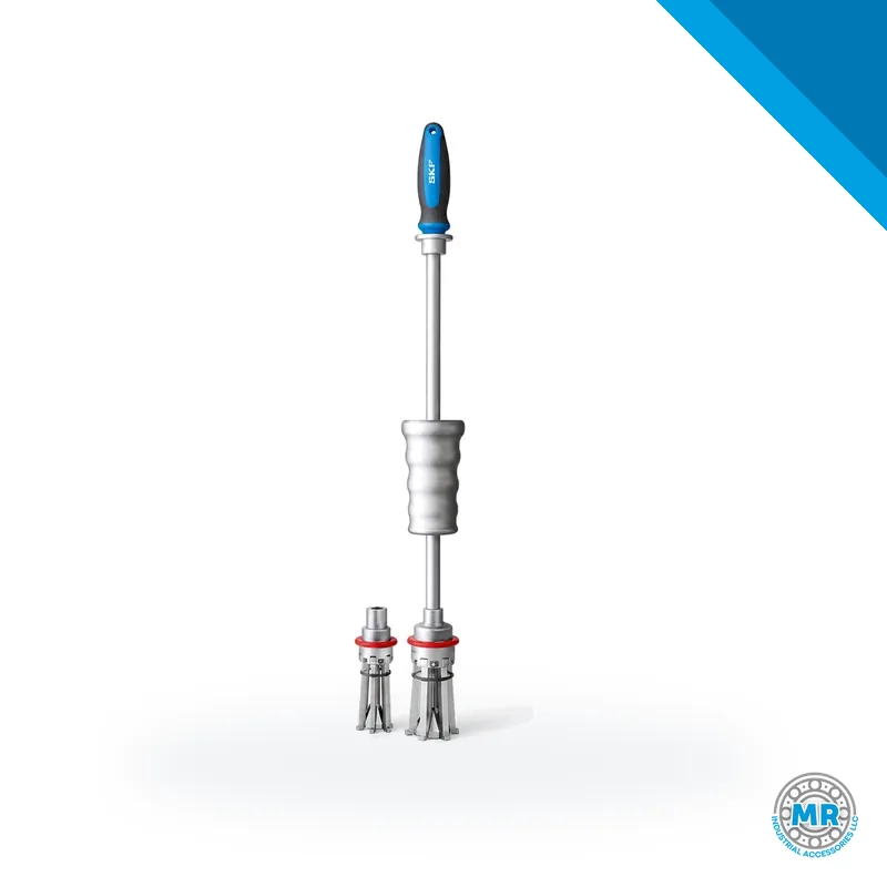 Mounting tool with metal plate and fastening bolts · SKF TMIP 30-60