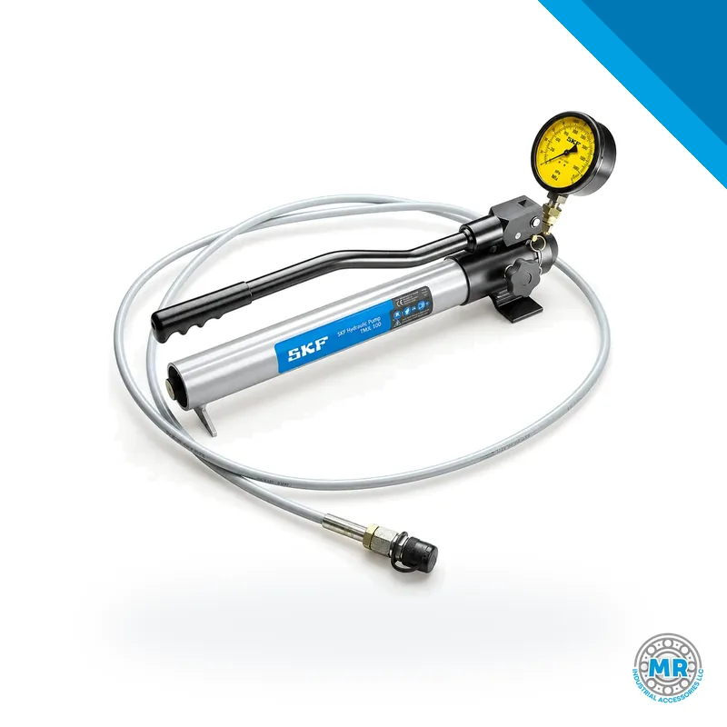 Manual hydraulic pump with large oil reservoir · SKF TMJL 100