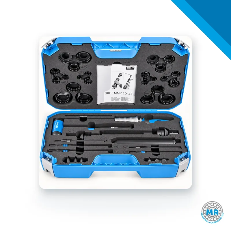 Combined bearing mounting and dismounting kit in case · SKF TMMK 10-30