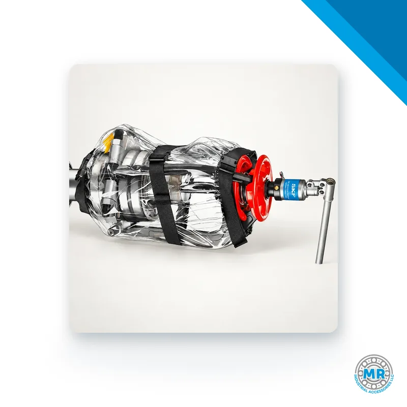 Transparent protective blanket for working with pullers · SKF TMMX 210