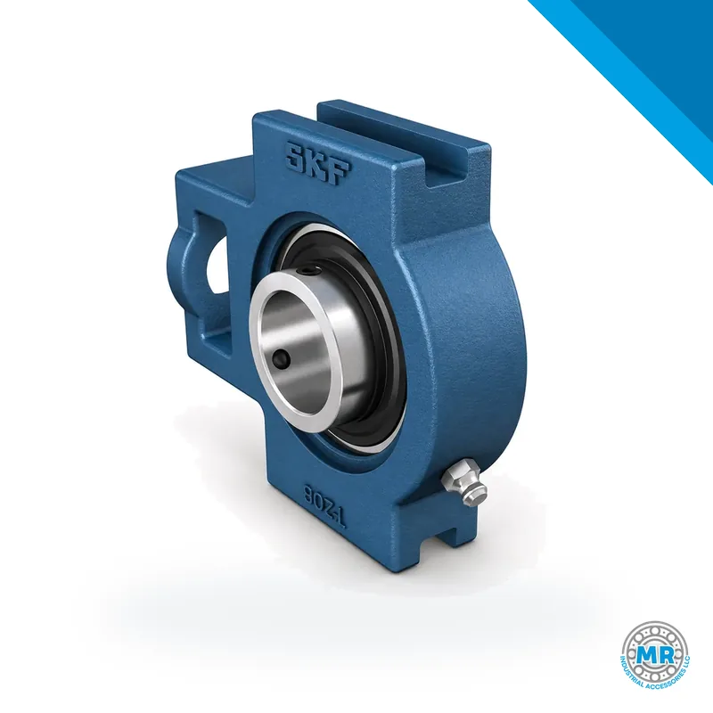 Cast iron take-up housing with insert bearing and locking screws · SKF TU 20 TF