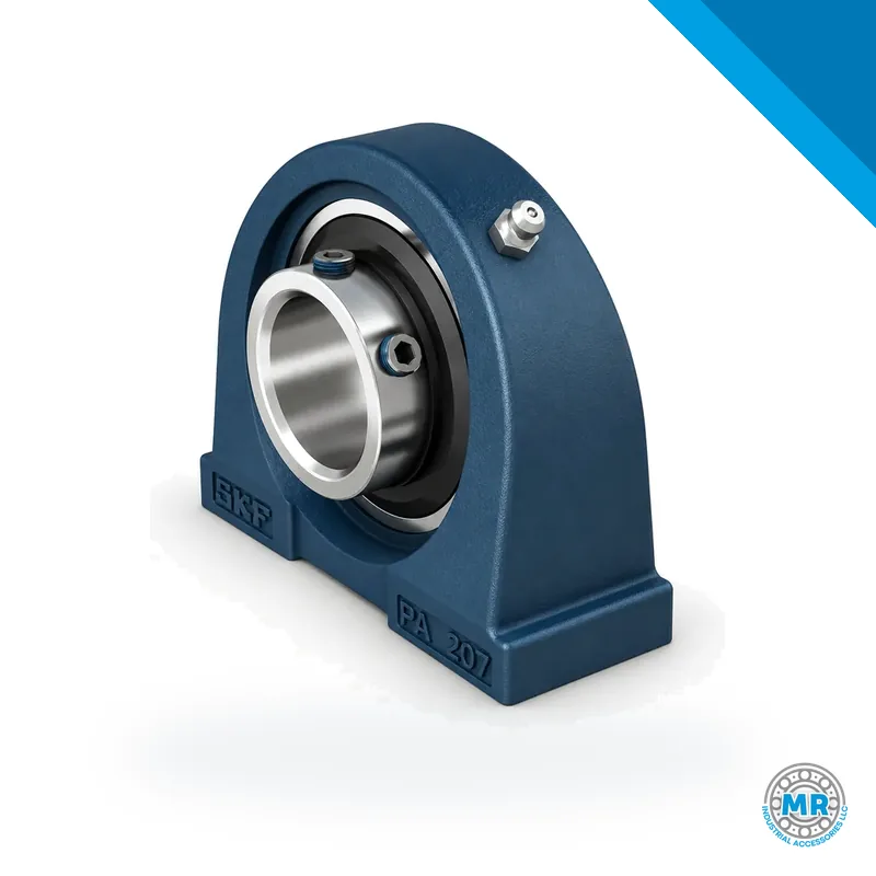 Y-bearing housing with insert bearing and mounting base · SKF UCPA 205